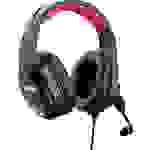 Trust GXT448 NIXXO Gaming Over Ear Headset kabelgebunden Stereo Schwarz/Rot Lautstärkeregelung, Mikrofon-Stummschaltung