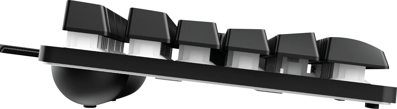 Trust GXT833 THADO TKL USB, Kabelgebunden Gaming-Tastatur Deutsch, QWERTZ Schwarz, RGB Beleuchtet, Multimediatasten