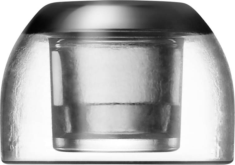 AZLA SednaEarfit Xelastec TWS (MS/M/ML) In Ear Kopfhörer Ohrpolster 3 Paar Schwarz, Transparent