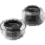 AZLA SednaEarfit Crystal AirPods Pro (M/ML/L) In Ear Kopfhörer Ohrpolster 3 Paar Schwarz, Transparent