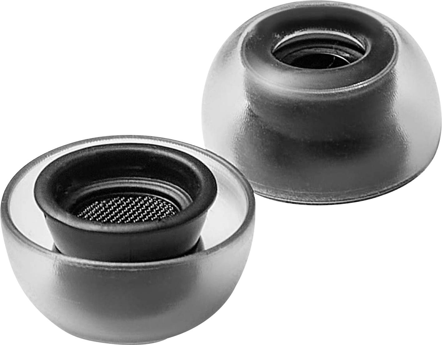 AZLA SednaEarfit Crystal AirPods Pro (SSS/SS/S) In Ear Kopfhörer Ohrpolster 3 Paar Schwarz, Transparent