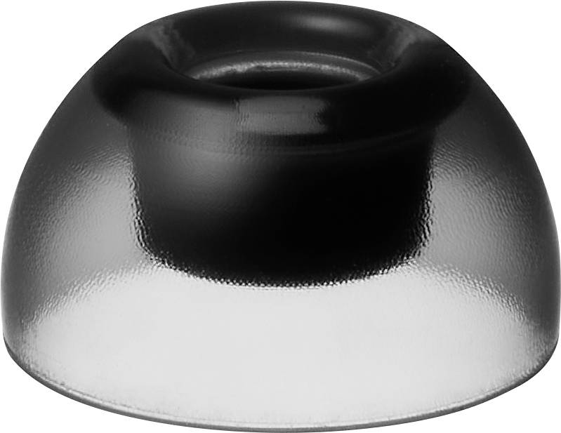 AZLA SednaEarfit Crystal TWS (S/MS/M) In Ear Kopfhörer Ohrpolster 3 Paar Schwarz, Transparent