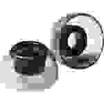 AZLA SednaEarfit Crystal TWS (SSS/SS/S) In Ear Kopfhörer Ohrpolster 3 Paar Schwarz, Transparent