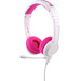 Onanoff BuddyPhones® Kinder On Ear Headset kabelgebunden Pink Lautstärkebegrenzung, Faltbar, Headset, Schweißresistent