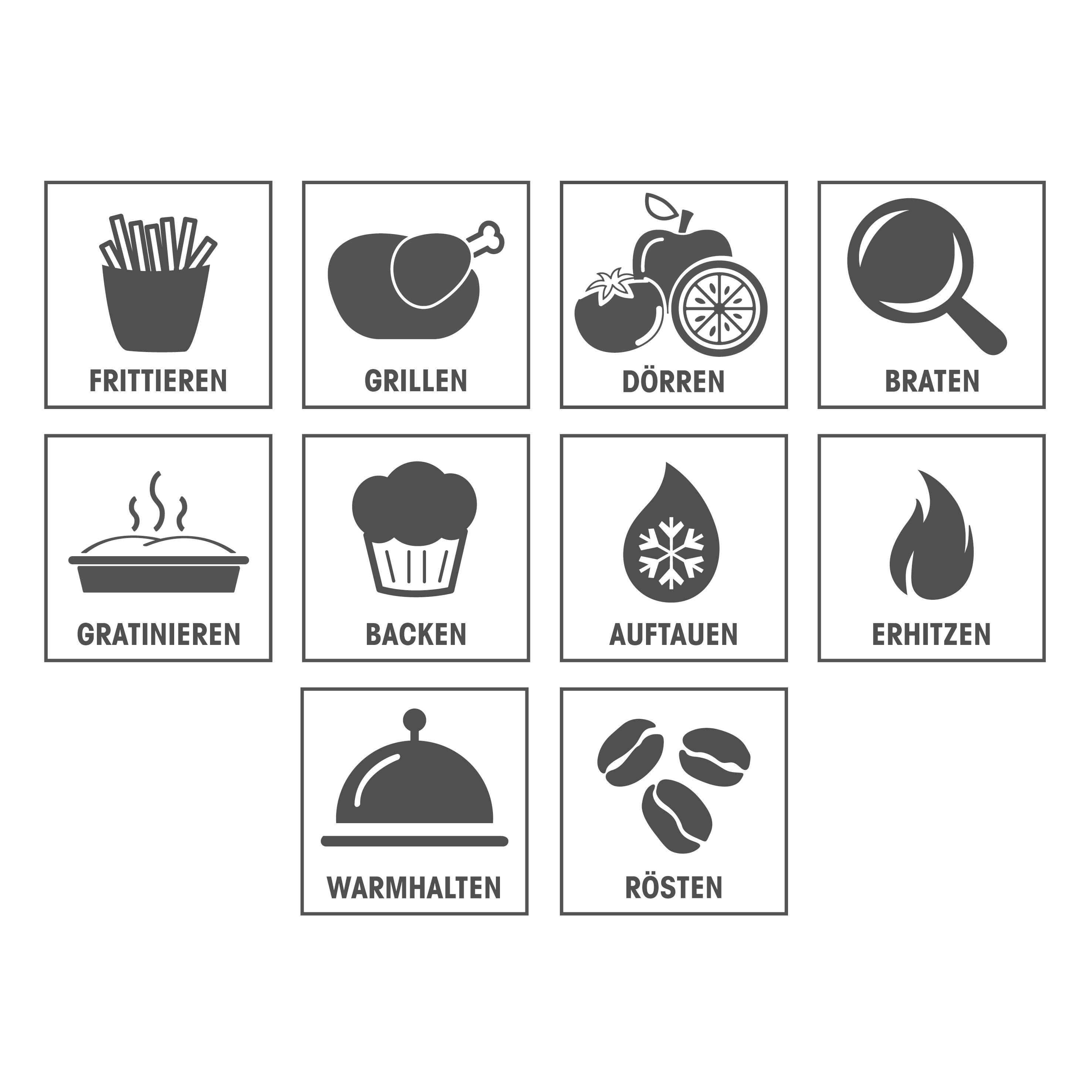 GourmetMaxx Heißluft-Fritteuse 1800 W