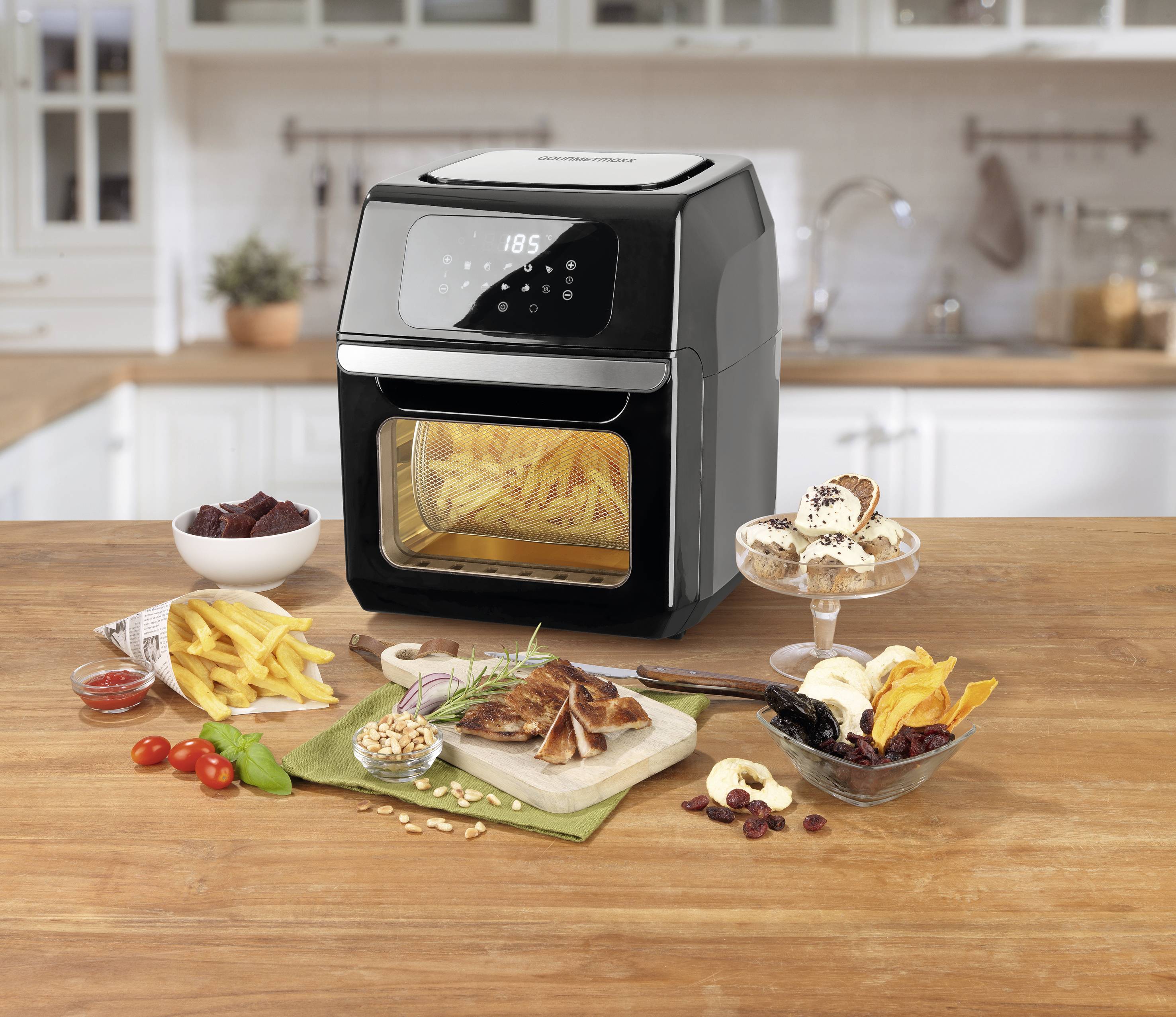 GourmetMaxx Heißluft-Fritteuse 1800 W
