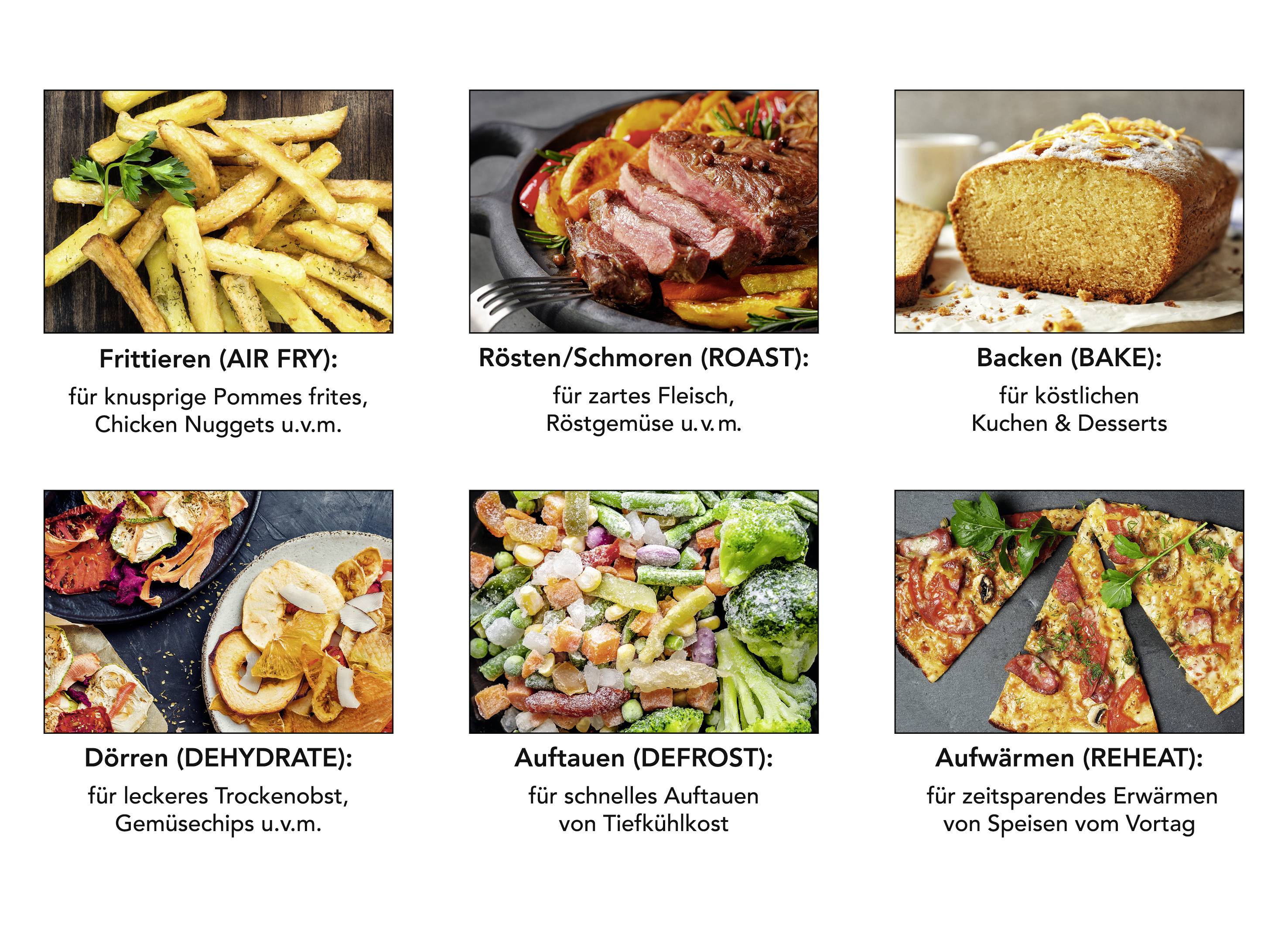 Maxxmee Heißluft-Fritteuse 2400 W