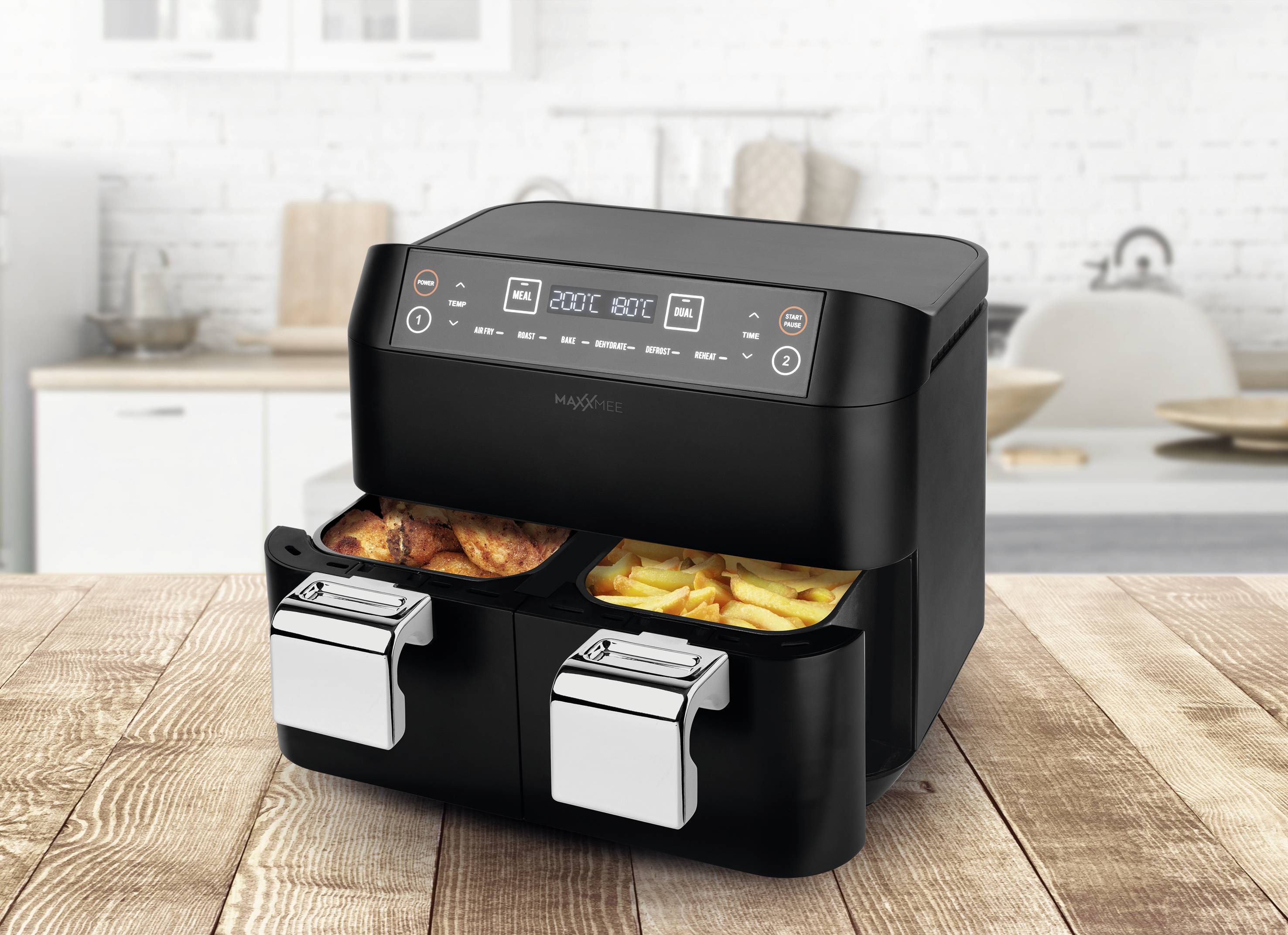 Maxxmee Heißluft-Fritteuse 2400 W