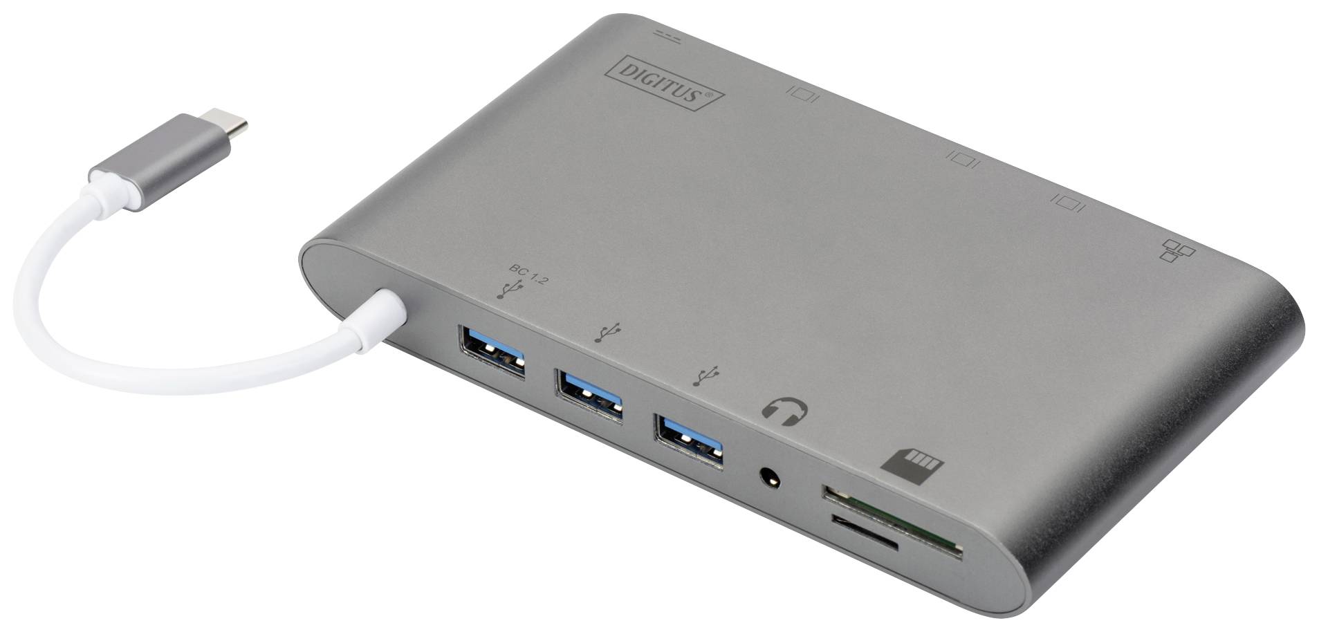 Digitus Notebook Dockingstation DA-70875 Passend für Marke: Digitus, Universal inkl. Ladefunktion
