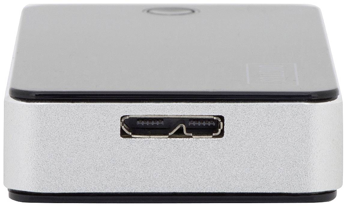 DIGITUS Card Reader USB3.0, extern, schwarz-silber Multimedia-Technik
