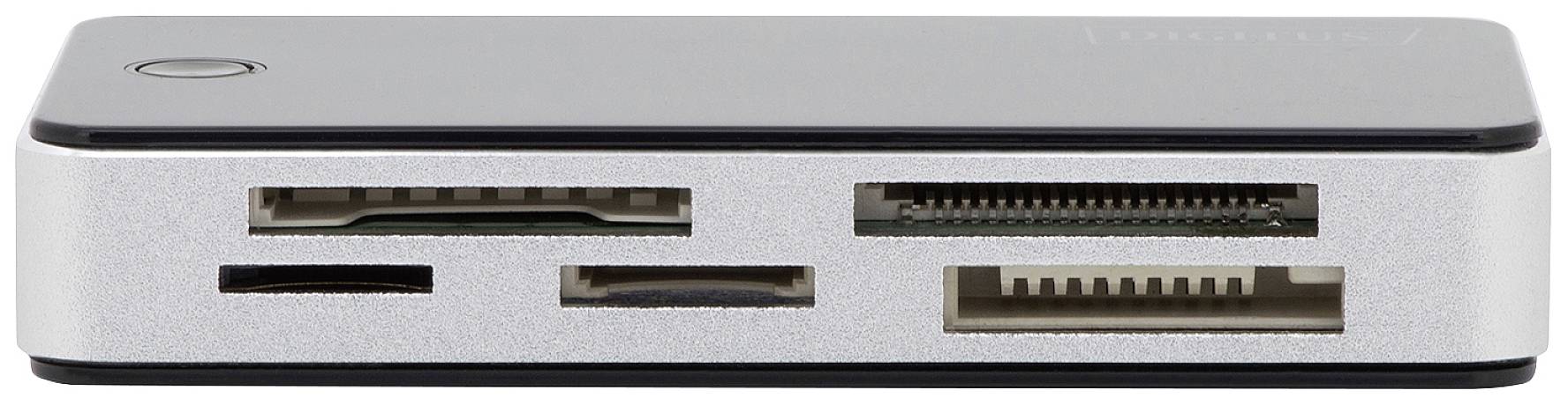 DIGITUS Card Reader USB3.0, extern, schwarz-silber Multimedia-Technik