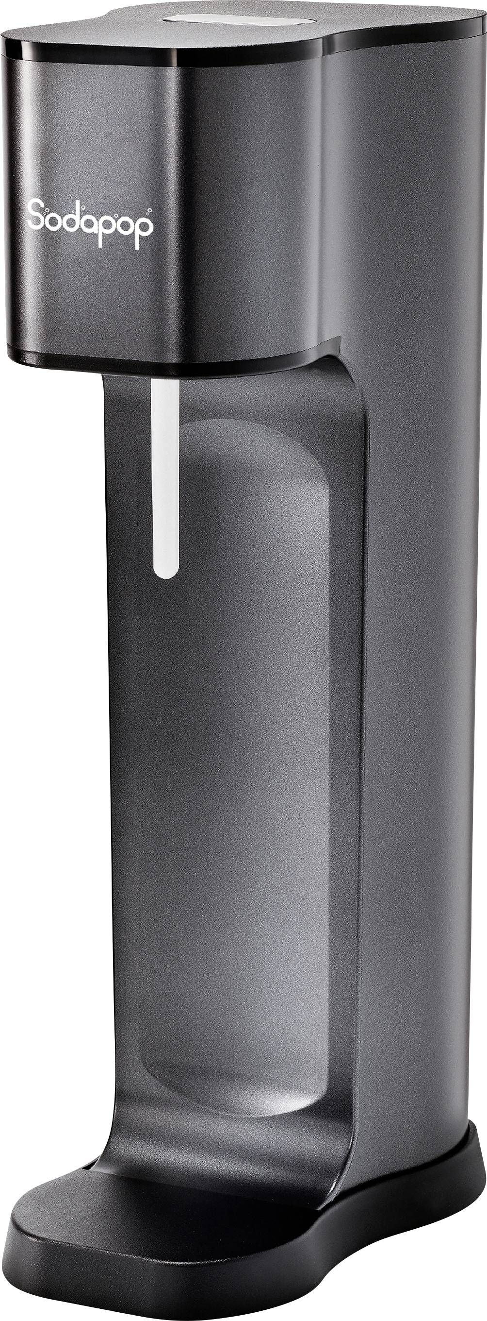 Sodapop Wassersprudler Joy Prestige Schwarz inkl. 1 PET-Flasche, inkl. 2 Glasflaschen, und 1 CO2-Zylinder