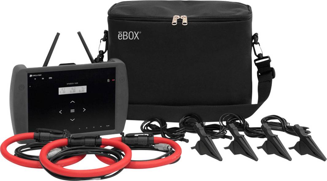 Circutor MYeBOX-150-4 FLEX-R80 Netz-Analysegerät 3phasig inkl. Stromzangen