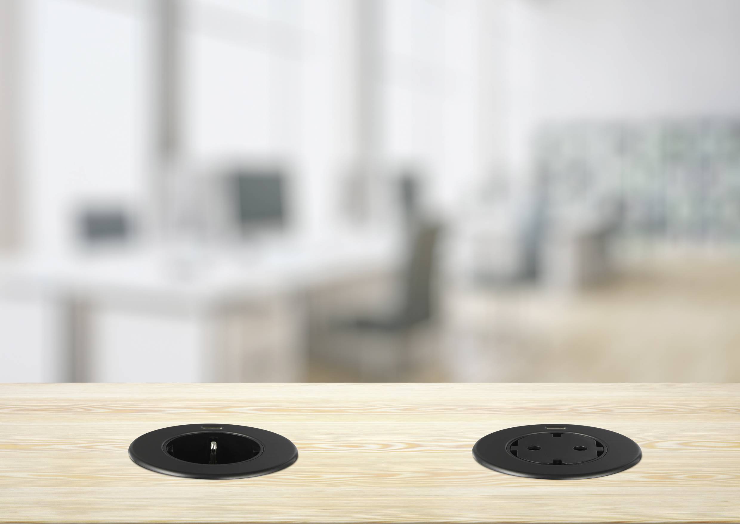 Sygonix SY-4780160 Unterputz-Steckdose mit USB, erhöhter Berührungsschutz, mit USB-C® Schwarz