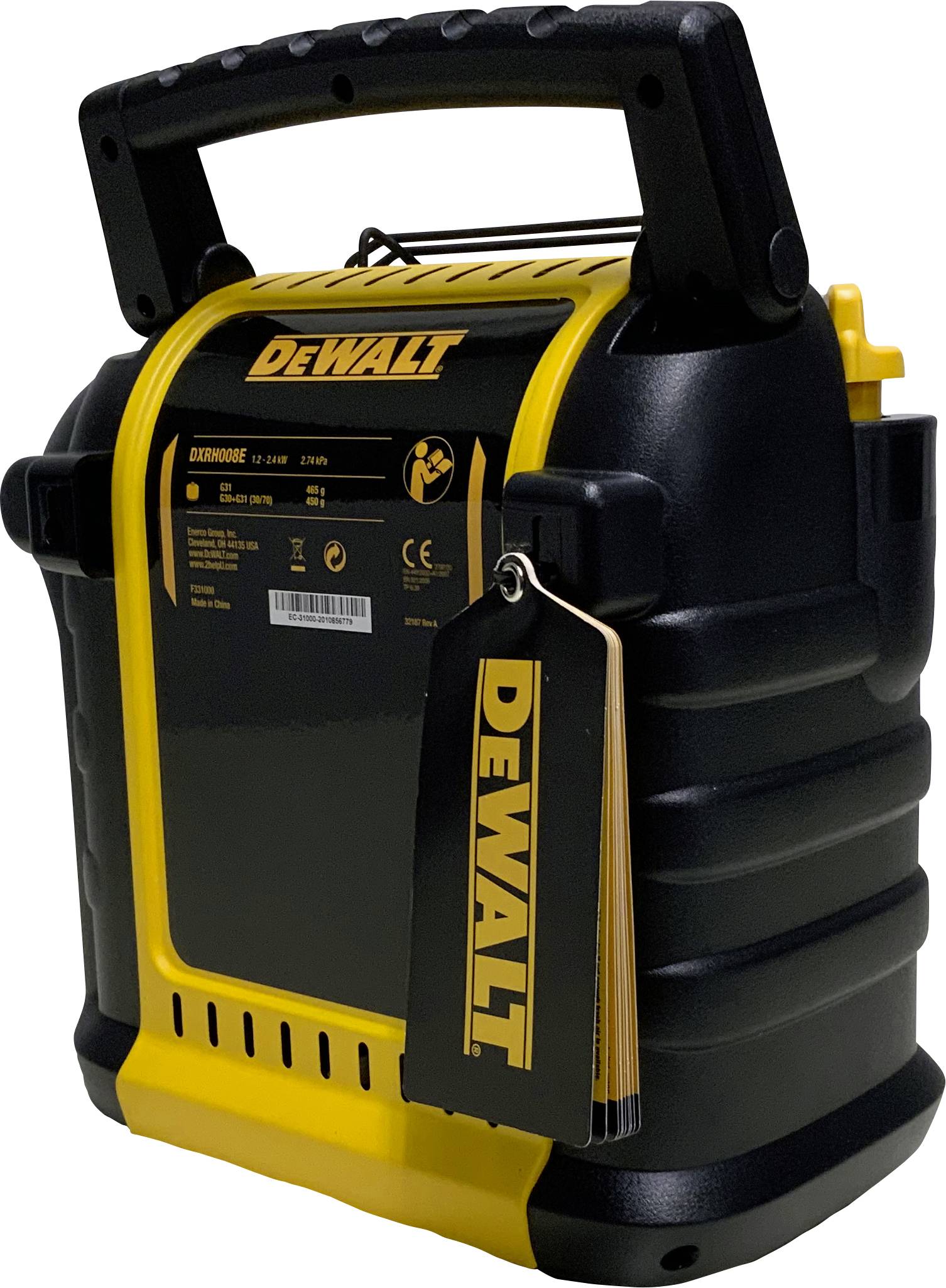 Dewalt DXH8BX Portable Radiant DXRH008E Gaslufterhitzer