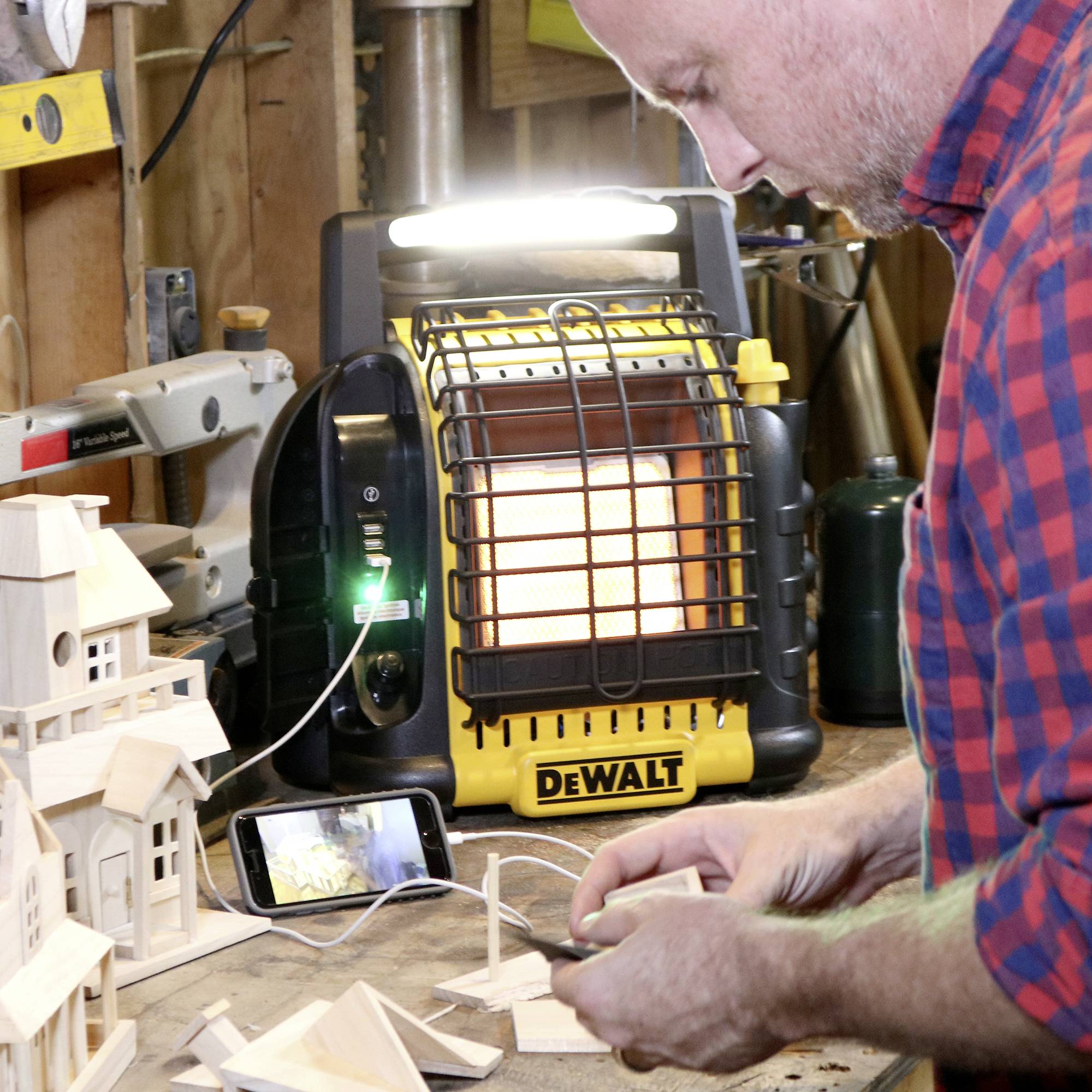 Dewalt DXRH012E Portable Radiant DXRH012E Gaslufterhitzer