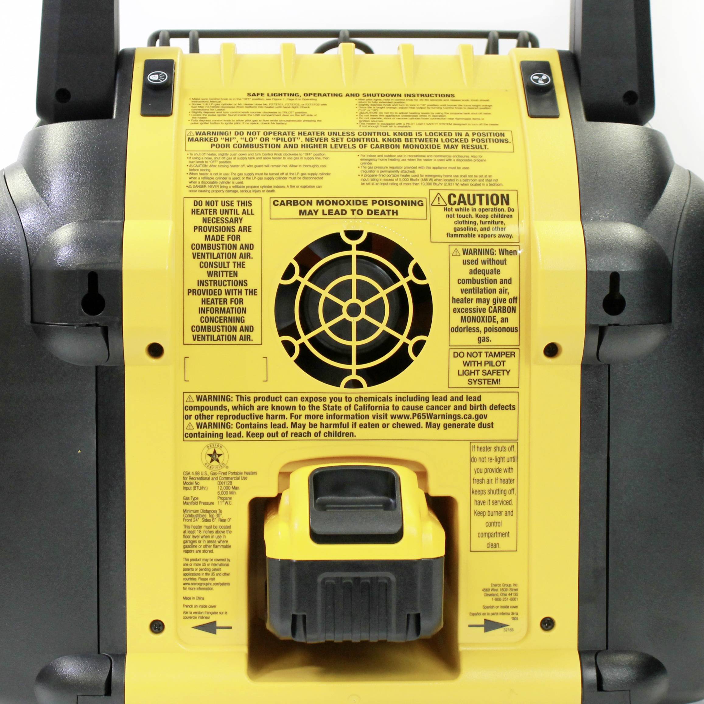 Dewalt DXRH012E Portable Radiant DXRH012E Gaslufterhitzer