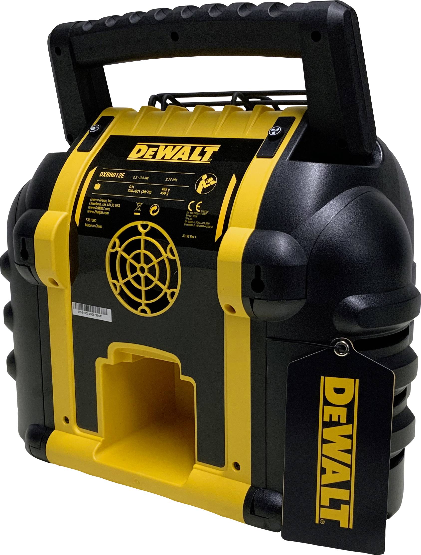 Dewalt DXRH012E Portable Radiant DXRH012E Gaslufterhitzer