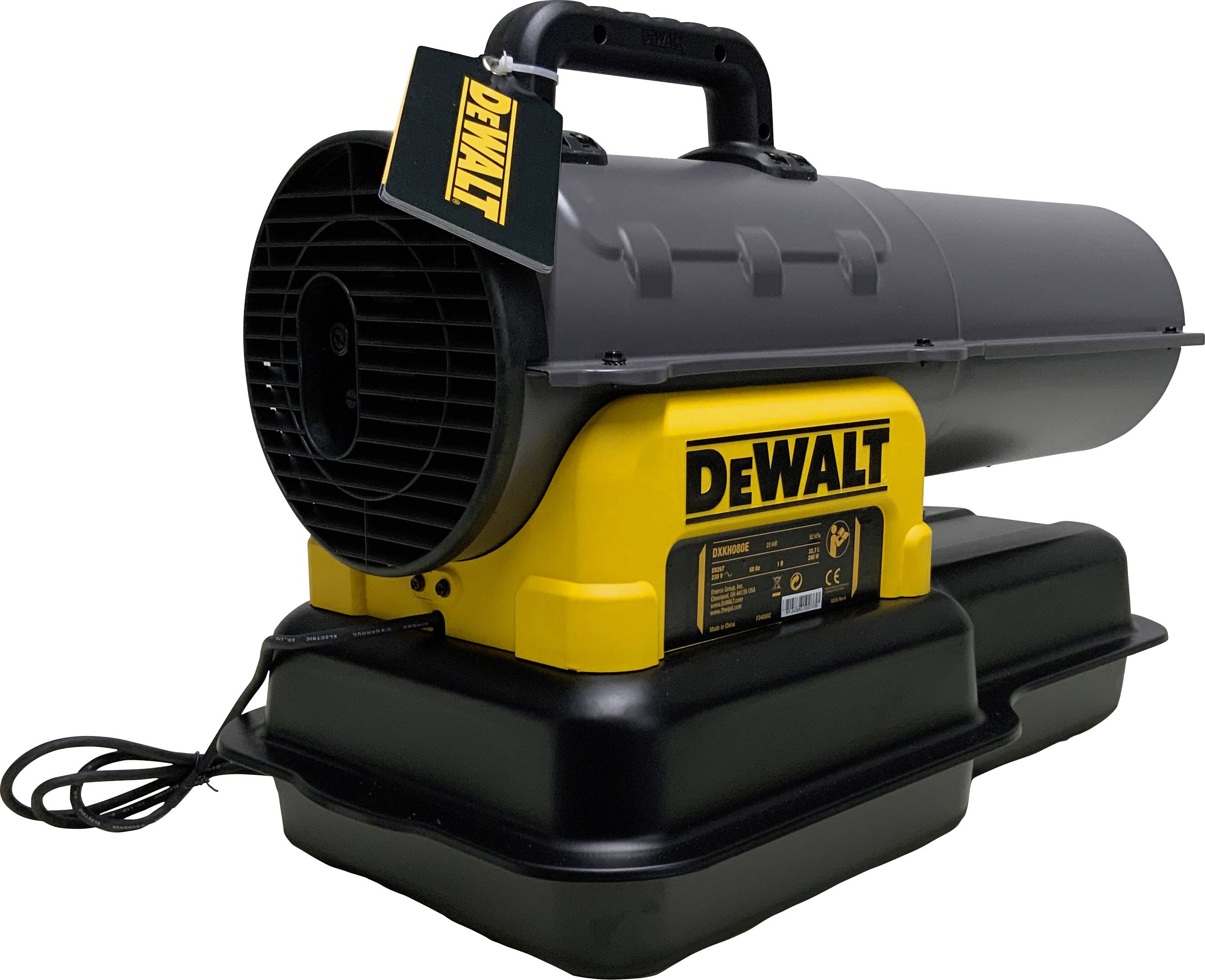 Dewalt DXKH080E DXKH080E F-Type Forced Air Diesel Bauheizer Schwarz/Gelb