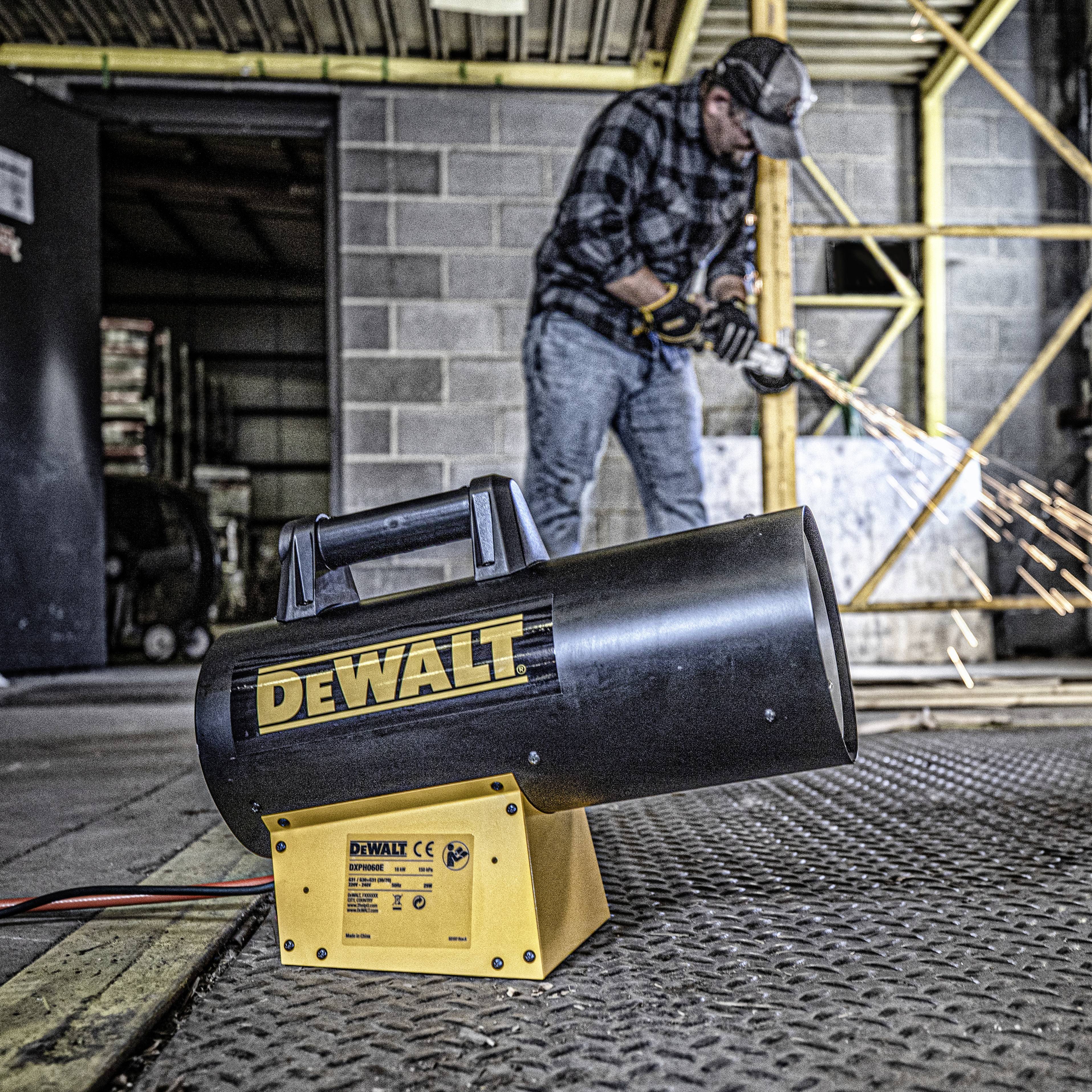 Dewalt DXKH080E DXKH080E F-Type Forced Air Diesel Bauheizer Schwarz/Gelb