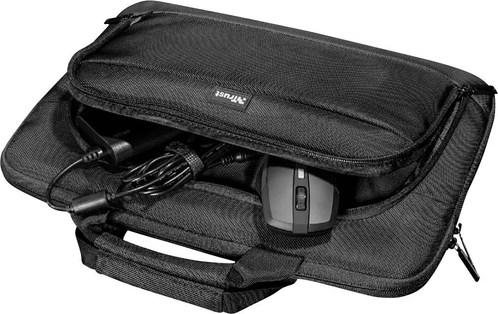 Trust Notebook Tasche SYDNEY Passend für maximal: 35,6 cm (14") Schwarz