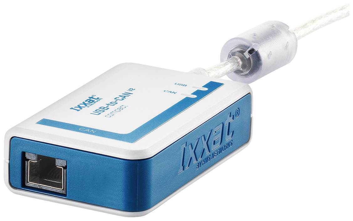 Ixxat 1.01.0281.12002 USB-to-CAN V2 compact CAN Umsetzer CAN Bus, USB, RJ-45 5 V/DC 1St.