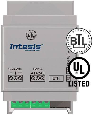 Intesis INBACRTR0320000 BACnet MS/TP Gateway 1 St.