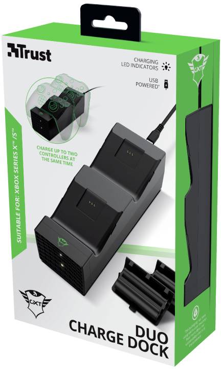 Trust GXT250 DUO CHARGE DOCK XB0X Controller-Ladestation Xbox Series X, Xbox Series