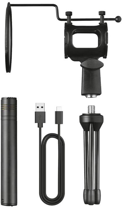 Trust GXT241 VELICA Stand USB-Mikrofon Übertragungsart (Details):USB, Kabelgebunden inkl. Stativ USB-C® USB, Kabelgebunden