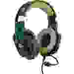 Trust GXT 323C CARUS Gaming Over Ear Headset kabelgebunden Stereo Grün-Gelb, Gelb Lautstärkeregelun