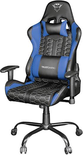 Trust GXT708B RESTO CHAIR BLUE Gaming-Stuhl Blau, Schwarz/Blau