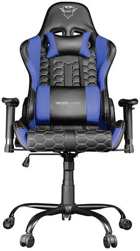 Trust GXT708B RESTO CHAIR BLUE Gaming-Stuhl Blau, Schwarz/Blau