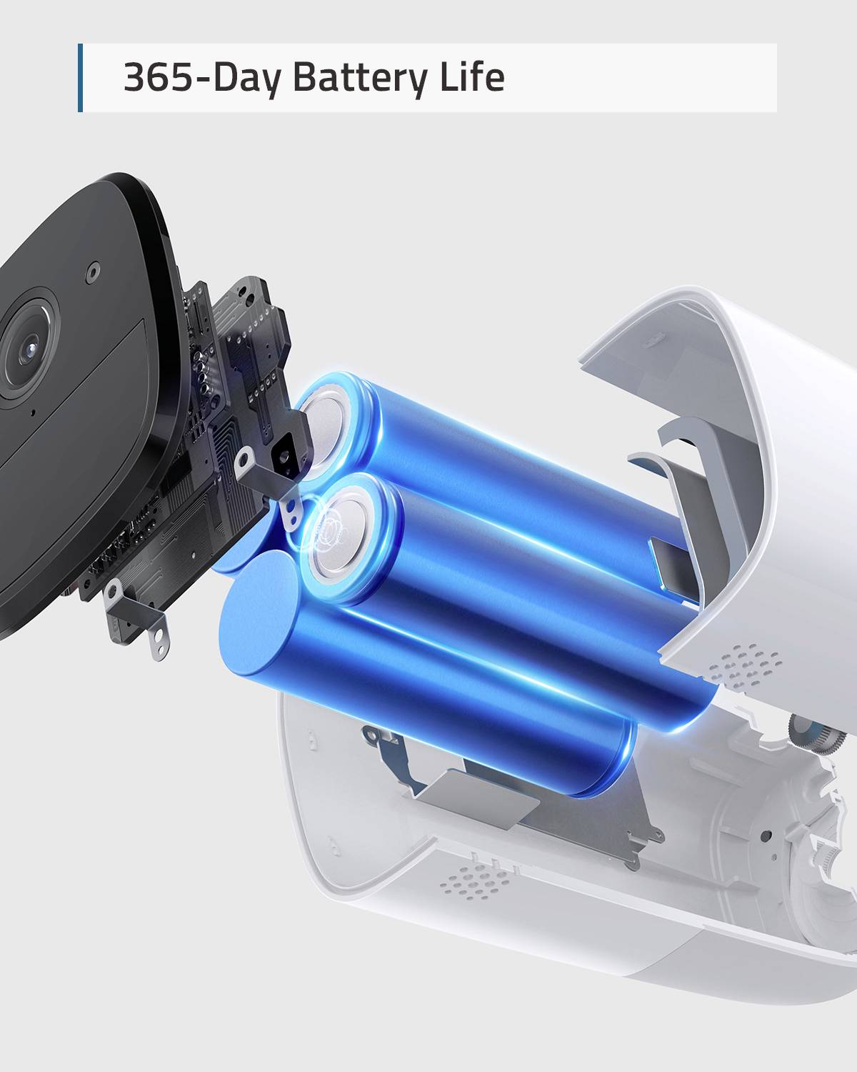 Eufy EufyCam 2 Pro 2+1kit T88513D1 IP-Funk-Überwachungs-Set mit 2 Kameras