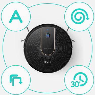 eufy RoboVac 15C EU Saugroboter Schwarz