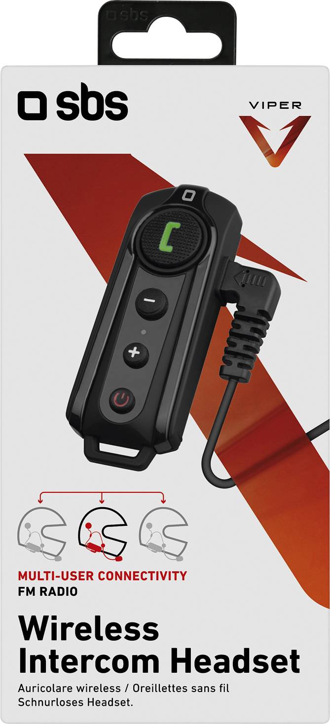 SBS TEMOTOINTERCOMK TEMOTOINTERCOMK Motorrad-Gegensprechanlage Passend für (Helmtyp) alle Helmtypen
