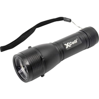 XCell 146362 LED Taschenlampe mit Handschlaufe, mit Holster, mit Stroboskopmodus batteriebetrieben XCell 146362 LED Taschenlampe mit Handschlaufe, mit Holster, mit Stroboskopmodus batteriebetrieben