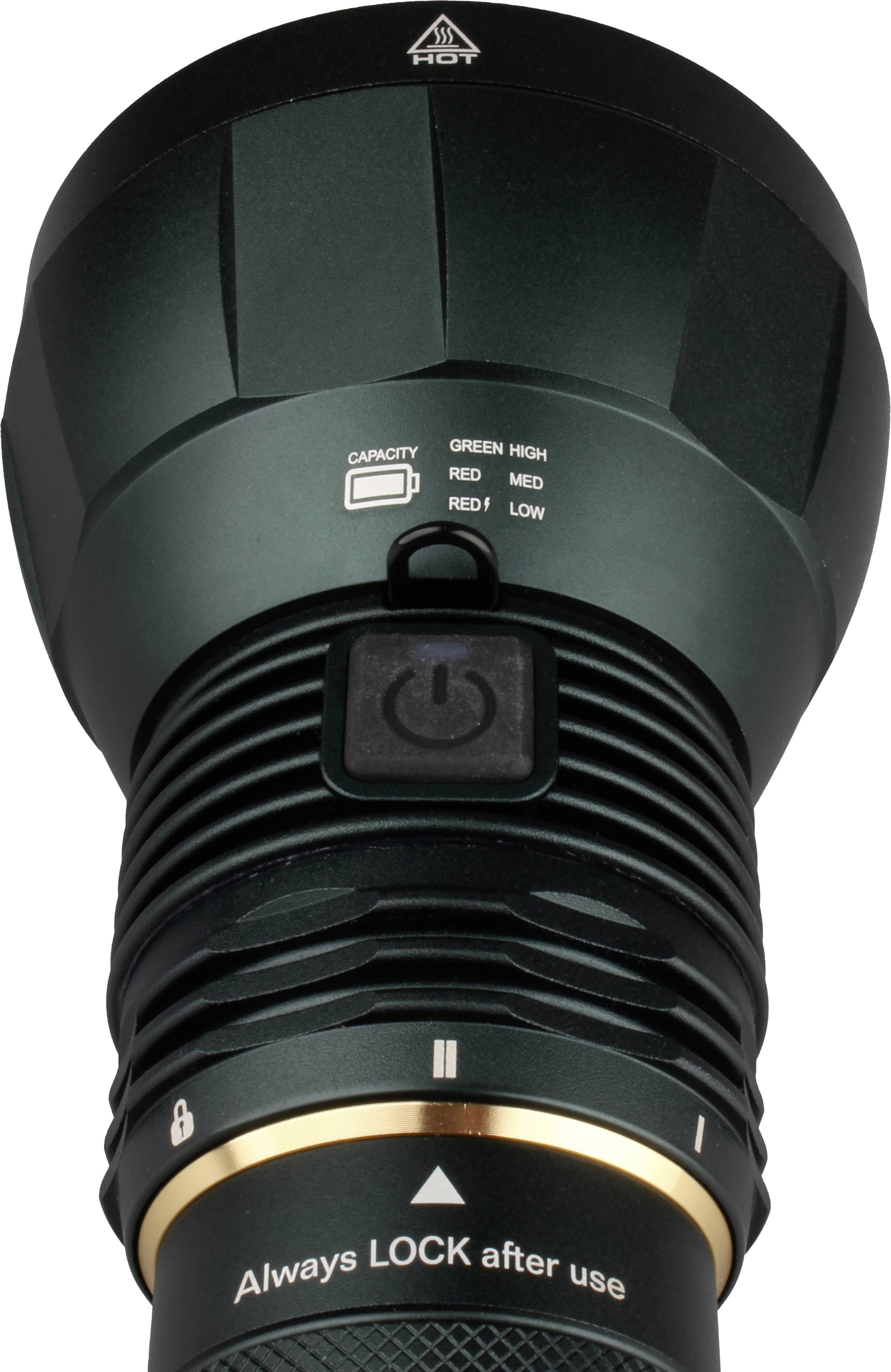 XCell 146475 146475 LED Taschenlampe Große Reichweite, mit Koffer, mit Stroboskopmodus, verstellbar, mit Handschlaufe akkubetrieben 11600 lm 54