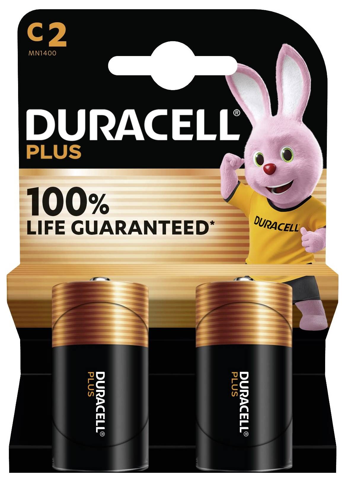 Duracell Plus-C K2 Baby (C)-Batterie Alkali-Mangan 1.5V 2St.