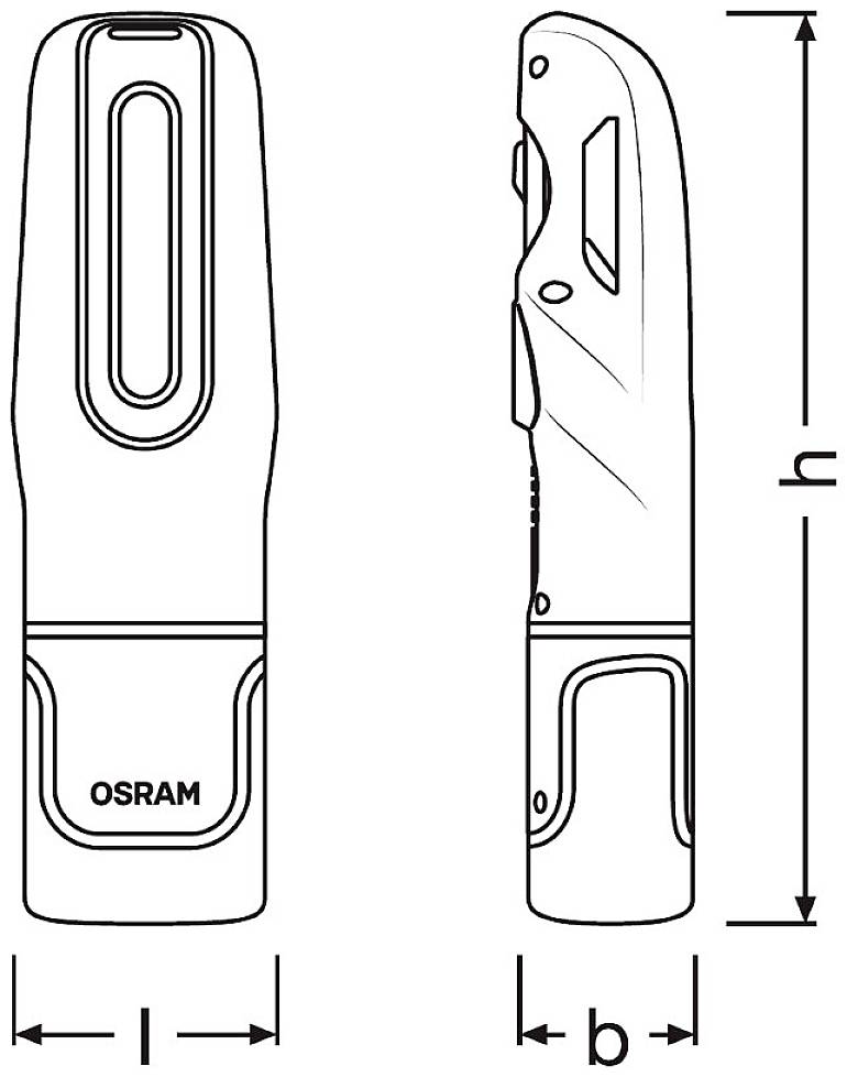 Osram Automotive LEDIL401 LEDinspect MINI250 LED Arbeitsleuchte akkubetrieben, über USB 250 lm