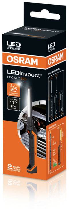 Osram Automotive LEDIL408 LEDInspect POCKET200 LED Arbeitsleuchte akkubetrieben, über USB 200lm