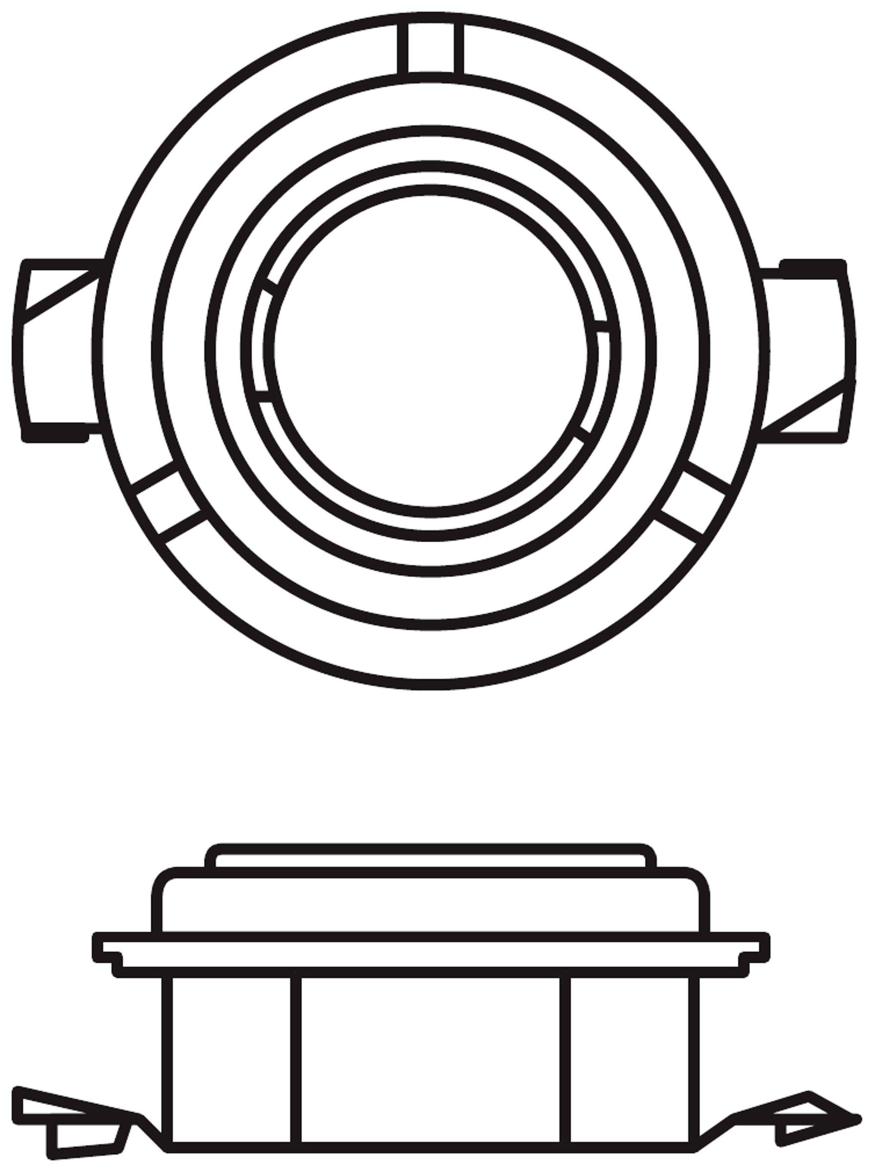 Osram Automotive Adapter für Night Breaker H7-LED 64210DA01-1 Bauart (Kfz-Leuchtmittel) H7, Adapter für Night Breaker H7-LED