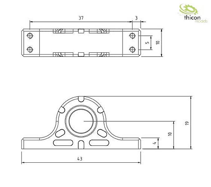 Thicon Models 50266 Wellenzwischenlager 1St.