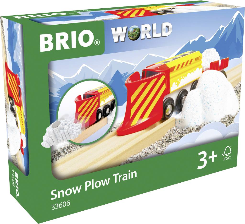 BRIO Schneeräumzug Empfohlenes Mindestalter (min.)= 3 Jahre