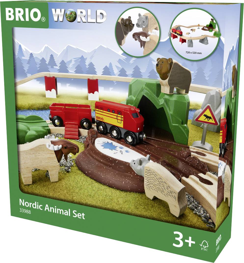 Brio BRIO Nordische Waldtiere Set 63398800