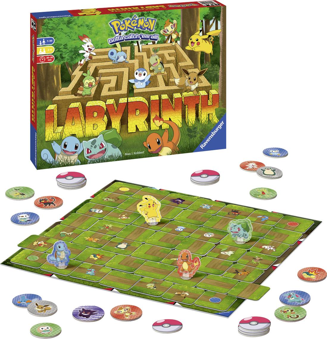 Pokémon Labyrinth, Brettspiel, Familie, 7 Jahr(e), Familienspiel