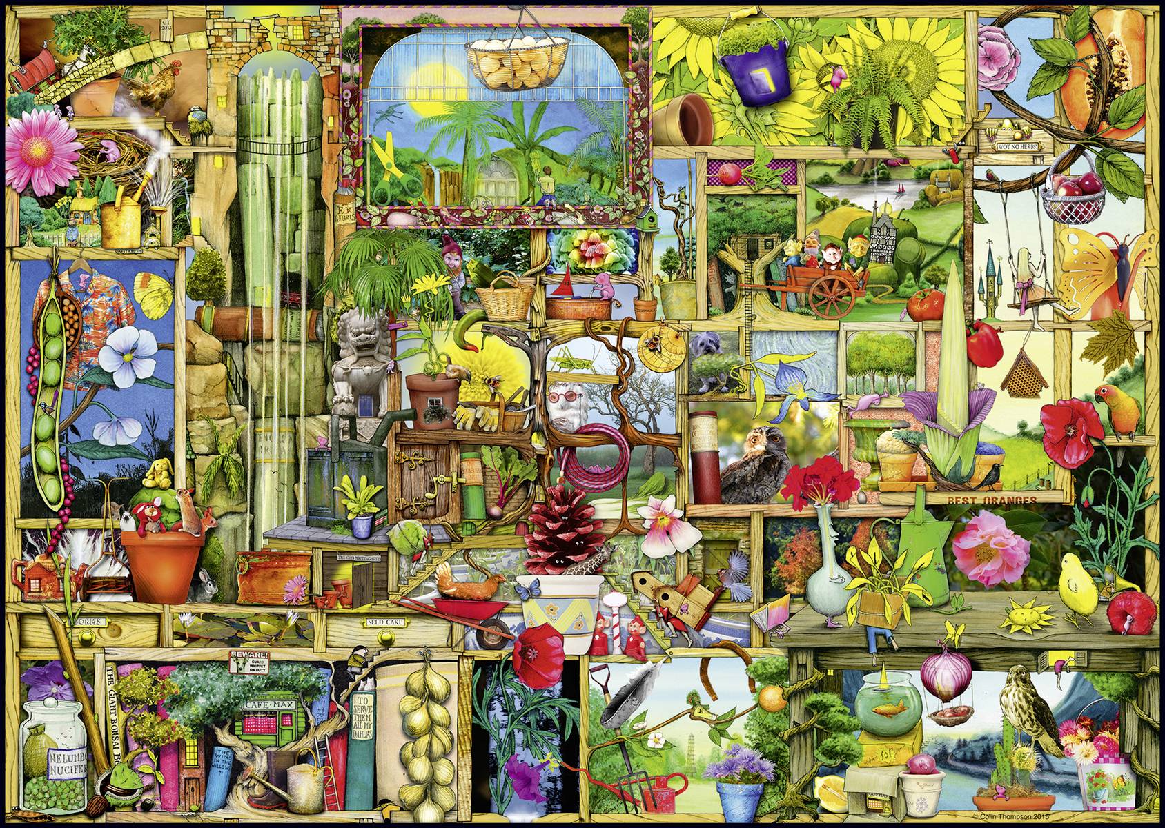 Ravensburger Grandioses Gartenregal Puzzleteile= 1000