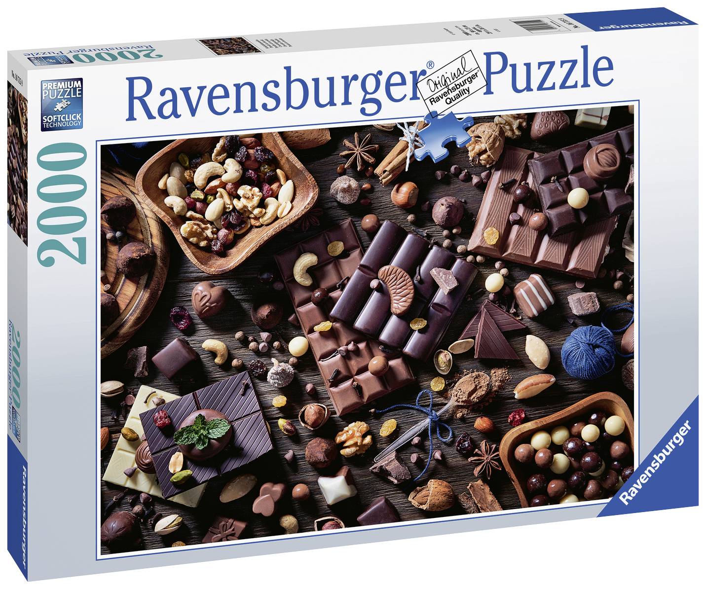 Ravensburger Schokoladenparadies Puzzleteile= 2000