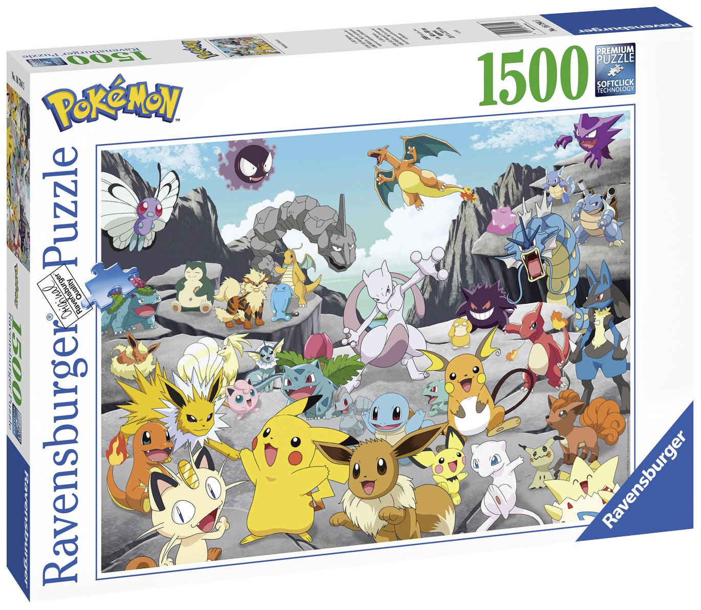 Ravensburger Pokémon Classics Puzzleteile= 1500