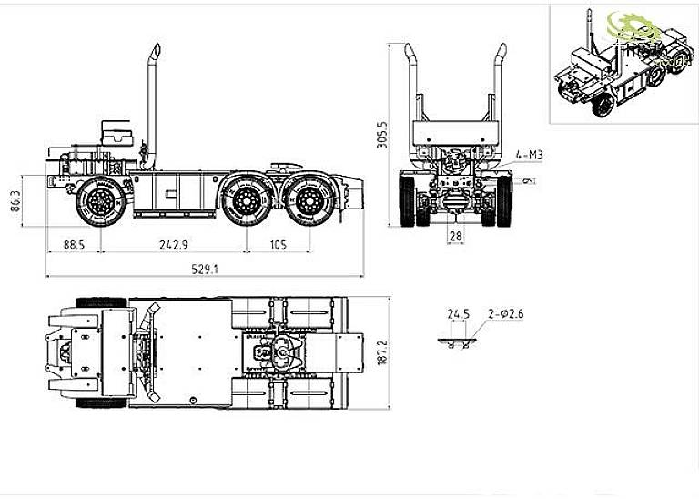 Thicon Models 55031 1:14 RC Modell-LKW