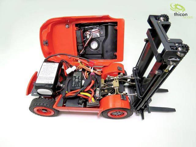 Thicon Models 58200 Gabelstapler Linde H40D 1:14 RC Funktionsmodell Bausatz